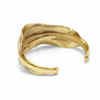 Hammered swirl cuff bracelet by Fo.Be